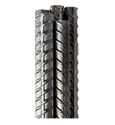 Five N Grade Deformed Reinforcing Bar or Rebar bundled together